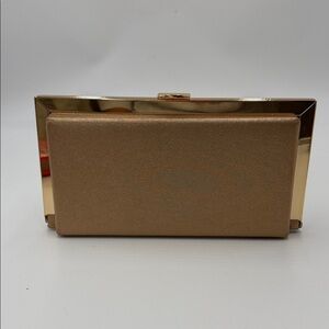 Starlet Gold Metallic Clutch